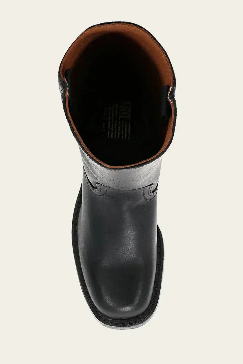 Elegantly Designed Women’s Calf-Height Boots with Closed Toe and Sturdy Block Heel - J&B - 11 - London-stylehouse.com