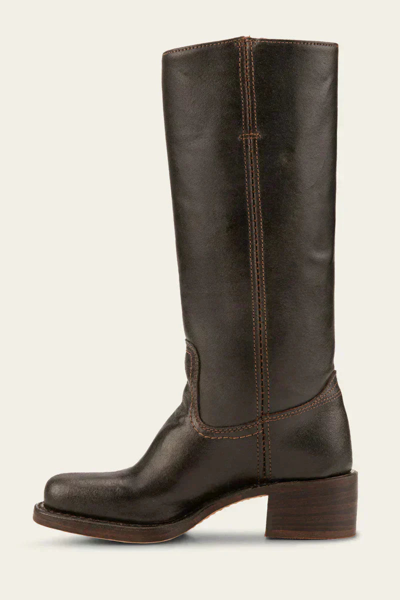 Elegantly Designed Women’s Calf-Height Boots with Closed Toe and Sturdy Block Heel - J&B - 12 - London-stylehouse.com