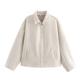 Casual women’s jacket in a relaxed fit with a zip - J&B; - 1 - London-stylehouse.com