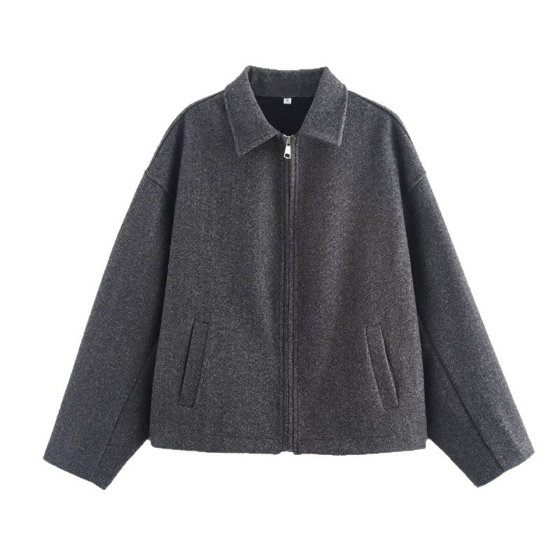 Casual women’s jacket in a relaxed fit with a zip - J&B; - 2 - London-stylehouse.com