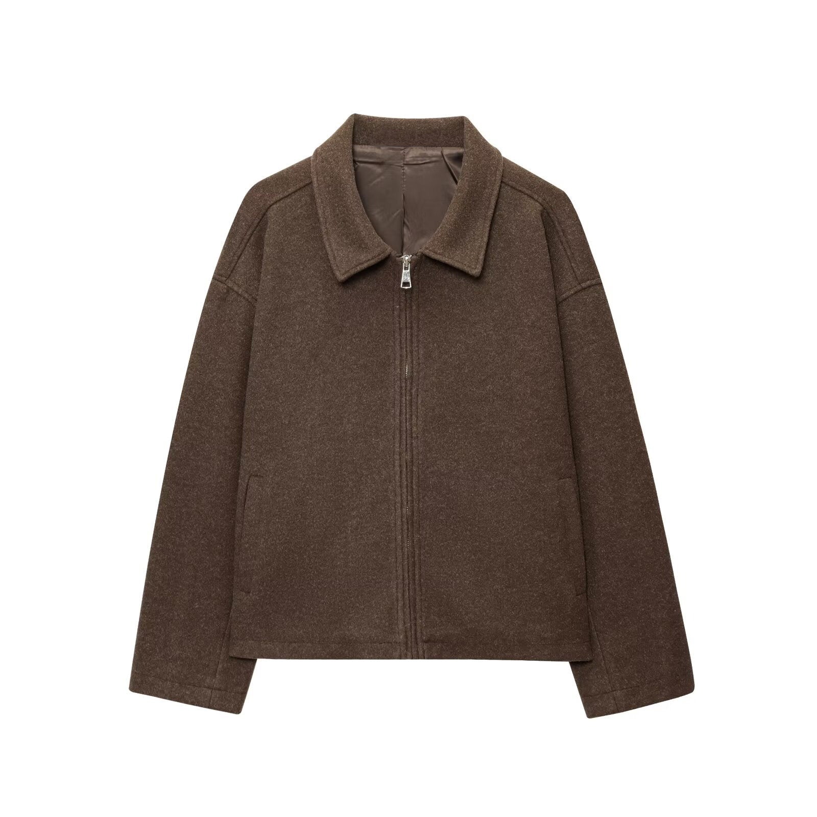 Casual women’s jacket in a relaxed fit with a zip - J&B; - 3 - London-stylehouse.com