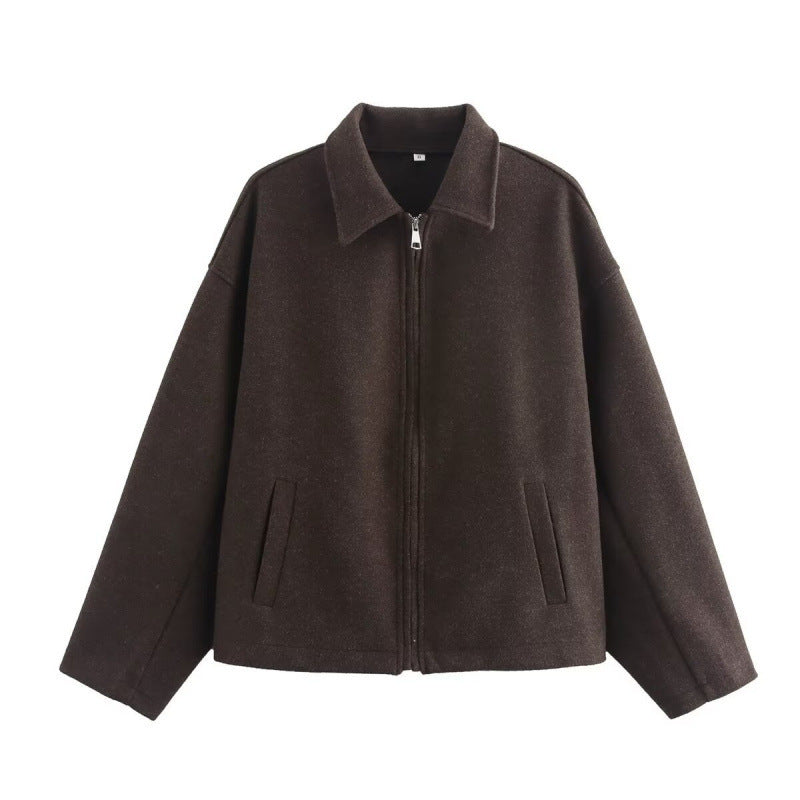 Casual women’s jacket in a relaxed fit with a zip - J&B; - 5 - London-stylehouse.com