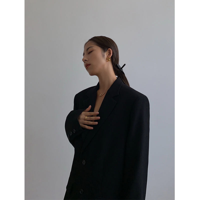 Women’s blazer with a relaxed fit, classic lapels and a button placket - J&B; - 2 - London-stylehouse.com