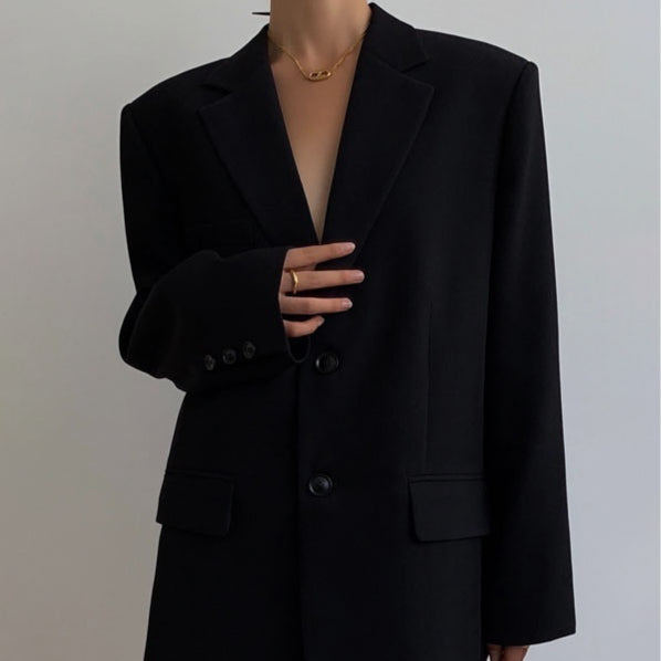 Women’s blazer with a relaxed fit, classic lapels and a button placket - J&B; - 4 - London-stylehouse.com