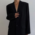 Women’s blazer with a relaxed fit, classic lapels and a button placket - J&B; - 4 - London-stylehouse.com