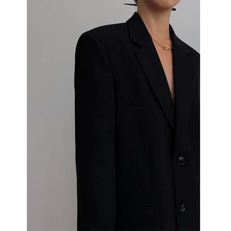 Women’s blazer with a relaxed fit, classic lapels and a button placket - J&B; - 5 - London-stylehouse.com