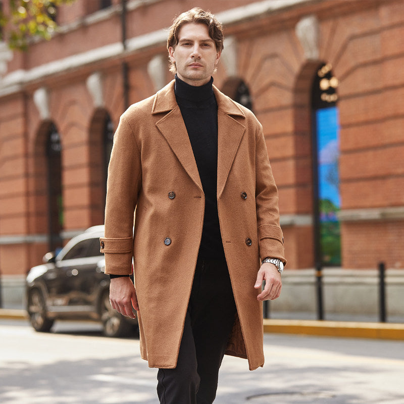Men’s double-breasted windbreaker with a slim fit - J&B; - 3 - London-stylehouse.com