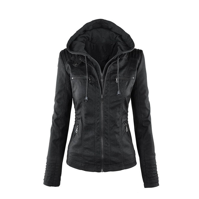 Women’s hooded jacket with zip fastening in a structured fit - J&B; - 2 - London-stylehouse.com