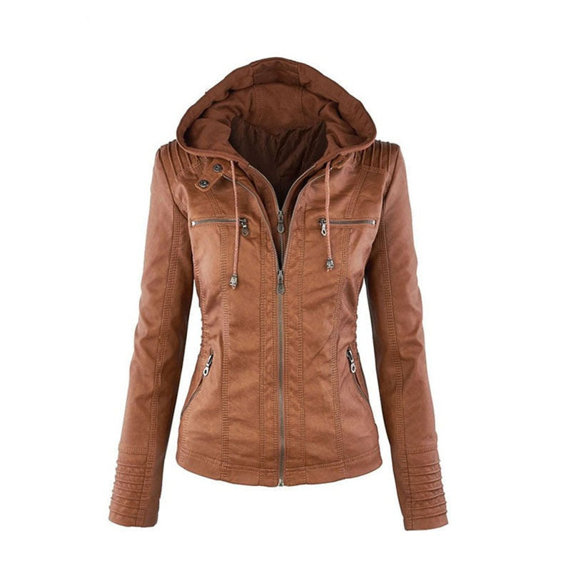 Women’s hooded jacket with zip fastening in a structured fit - J&B; - 3 - London-stylehouse.com