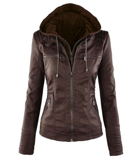 Women’s hooded jacket with zip fastening in a structured fit - J&B; - 4 - London-stylehouse.com