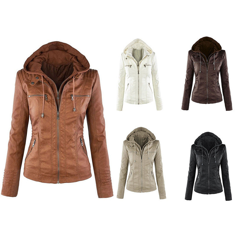 Women’s hooded jacket with zip fastening in a structured fit - J&B; - 5 - London-stylehouse.com