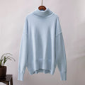 Women’s loose-fit jumper with a roll neck and long sleeves - J&B; - 9 - London-stylehouse.com