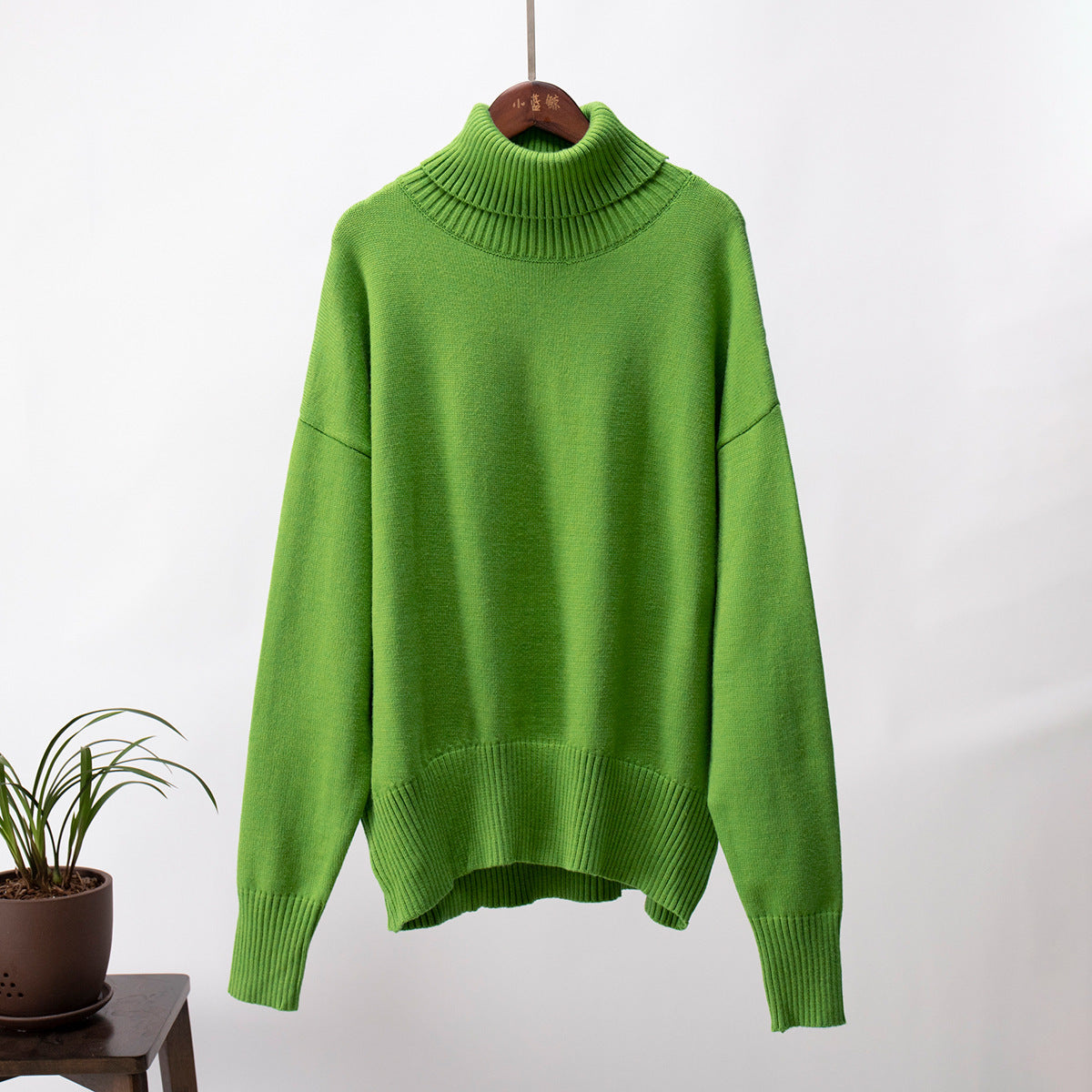 Women’s loose-fit jumper with a roll neck and long sleeves - J&B; - 10 - London-stylehouse.com