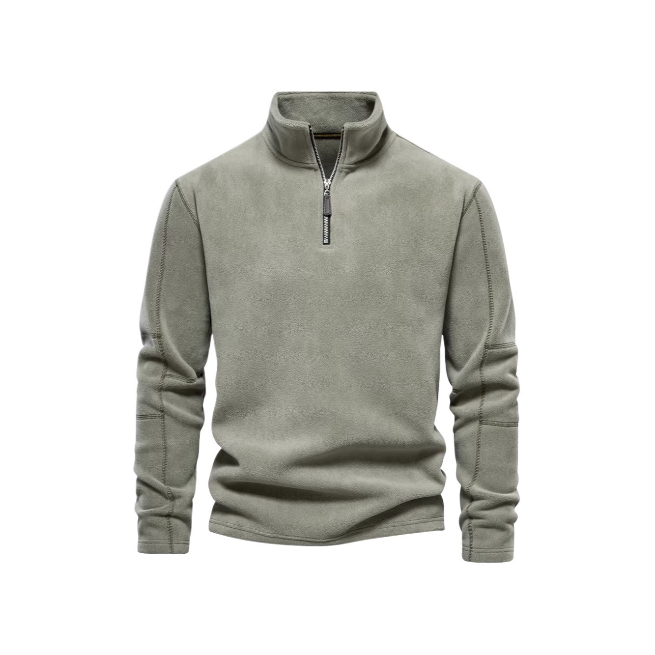 Men’s jacket with half zip, fleece lining and stand-up collar - J&B; - 2 - London-stylehouse.com