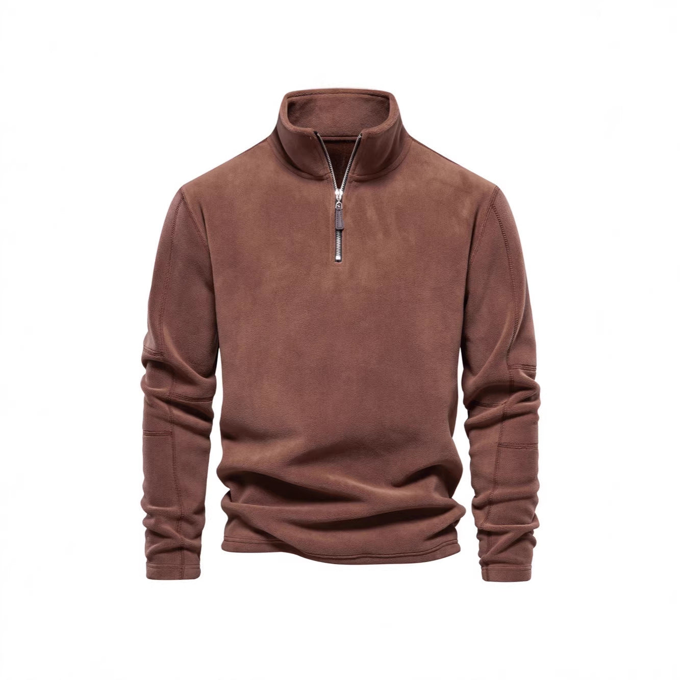 Men’s jacket with half zip, fleece lining and stand-up collar - J&B; - 5 - London-stylehouse.com