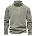 Men’s jacket with half zip, fleece lining and stand-up collar - J&B; - 7 - London-stylehouse.com