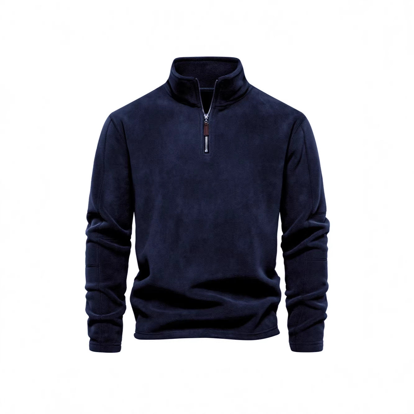Men’s jacket with half zip, fleece lining and stand-up collar - J&B; - 8 - London-stylehouse.com