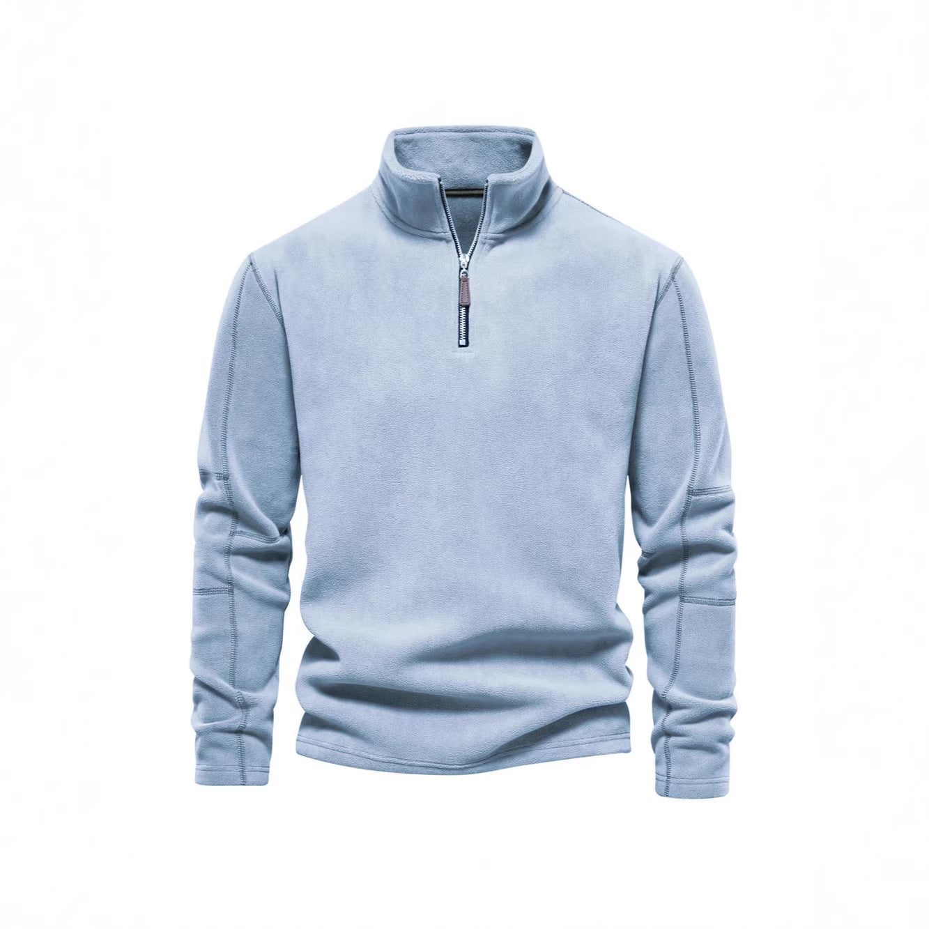 Men’s jacket with half zip, fleece lining and stand-up collar - J&B; - 9 - London-stylehouse.com