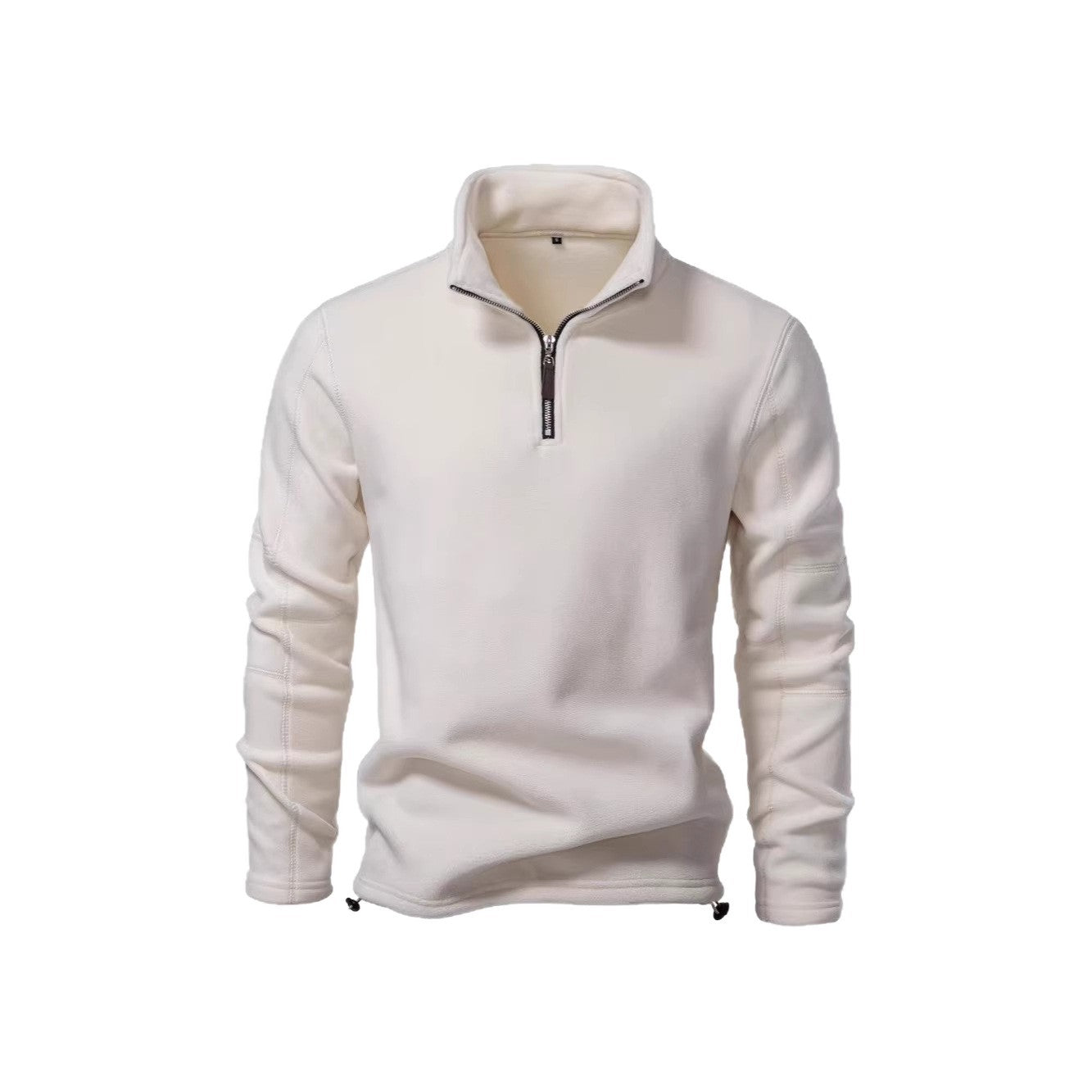 Men’s jacket with half zip, fleece lining and stand-up collar - J&B; - 10 - London-stylehouse.com