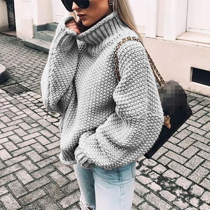 Women’s jumpers: Cosy turtleneck jumper with ribbed detailing - J&B; - 2 - London-stylehouse.com