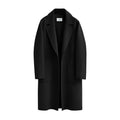 Long, loose-fitting ladies’ coat with pockets and a notched collar - J&B; - 1 - London-stylehouse.com
