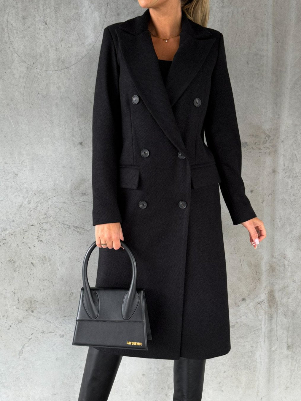 Double-breasted ladies’ coat with pockets and an elegant cut - J&B; - 1 - London-stylehouse.com