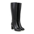 Stylish women’s boots with block heels and pointed toes - J&B; - 3 - London-stylehouse.com