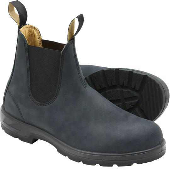 Men’s Chelsea boots with a slip-on design and a sturdy sole - J&B; - 4 - London-stylehouse.com