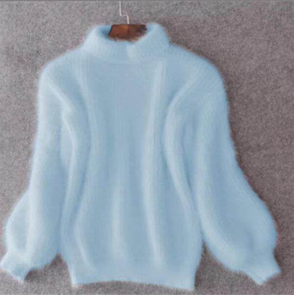 Oversized jumper for women with a stand-up collar and a loose fit - J&B; - 1 - London-stylehouse.com