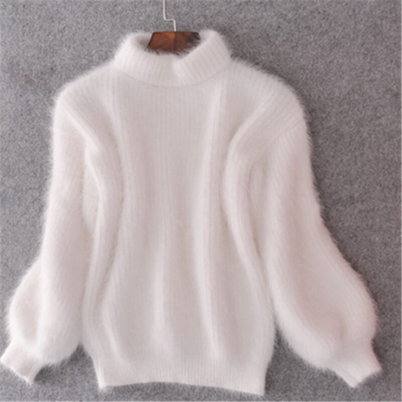 Oversized jumper for women with a stand-up collar and a loose fit - J&B; - 2 - London-stylehouse.com