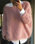 Jumper – Oversized knitted jumper for women with a loose fit - J&B; - 1 - London-stylehouse.com