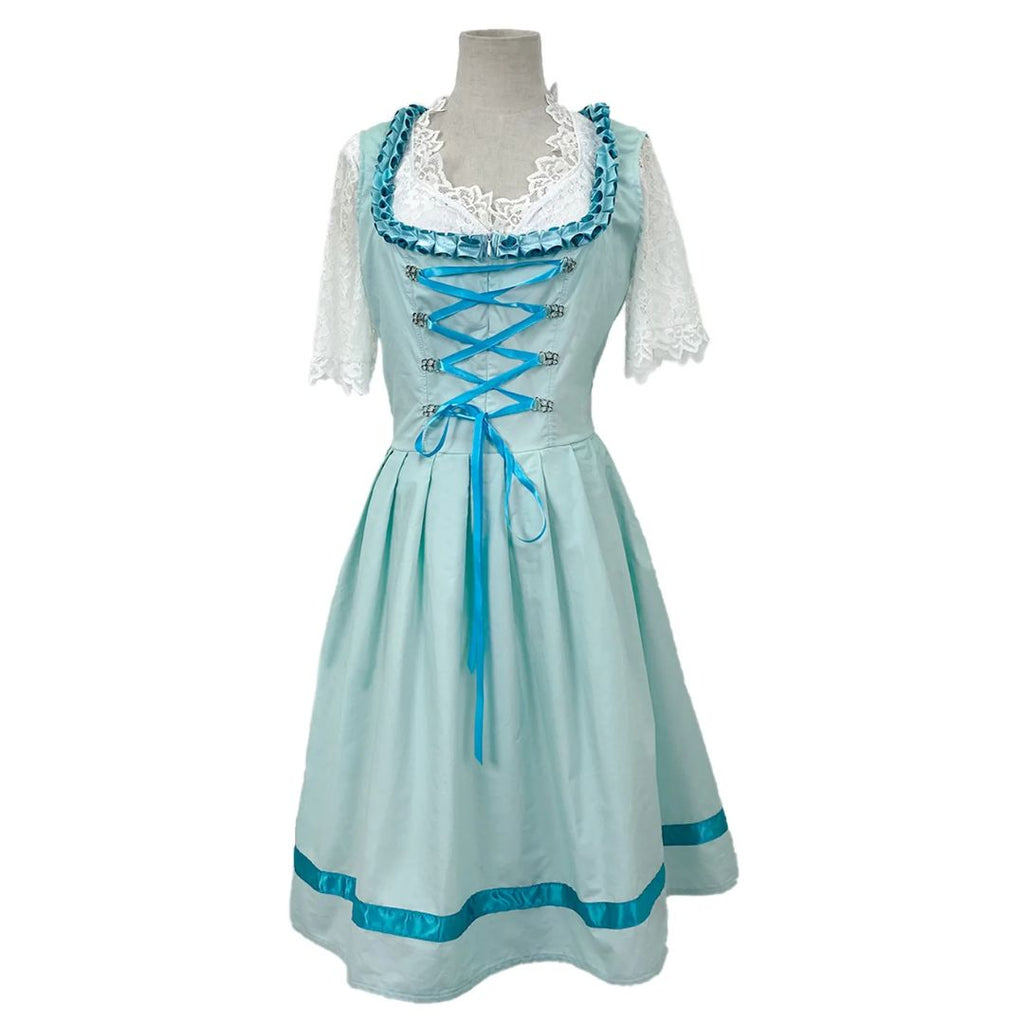 Women’s dirndls with lace sleeves and a floral design - J&B; - 3 - London-stylehouse.com