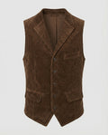 Classic men’s corduroy waistcoat with pockets - J&B; - 5 - London-stylehouse.com