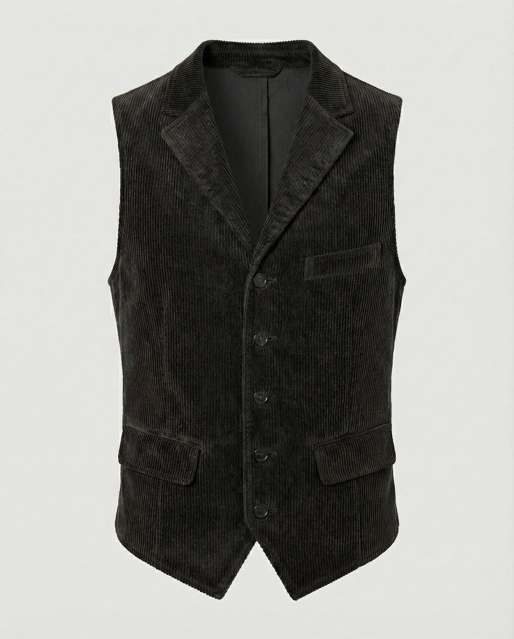 Classic men’s corduroy waistcoat with pockets - J&B; - 8 - London-stylehouse.com