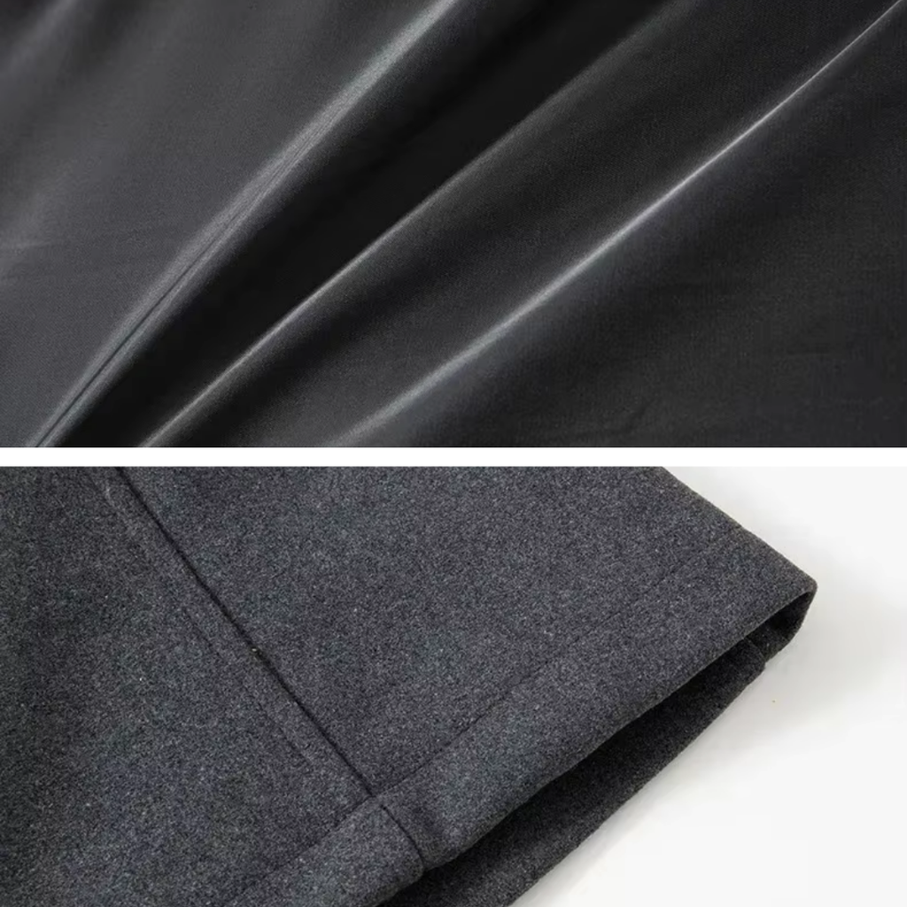 Men's Peacoat with Structured Fit and Stylish Collar | L&S - 13 - London-stylehouse.com