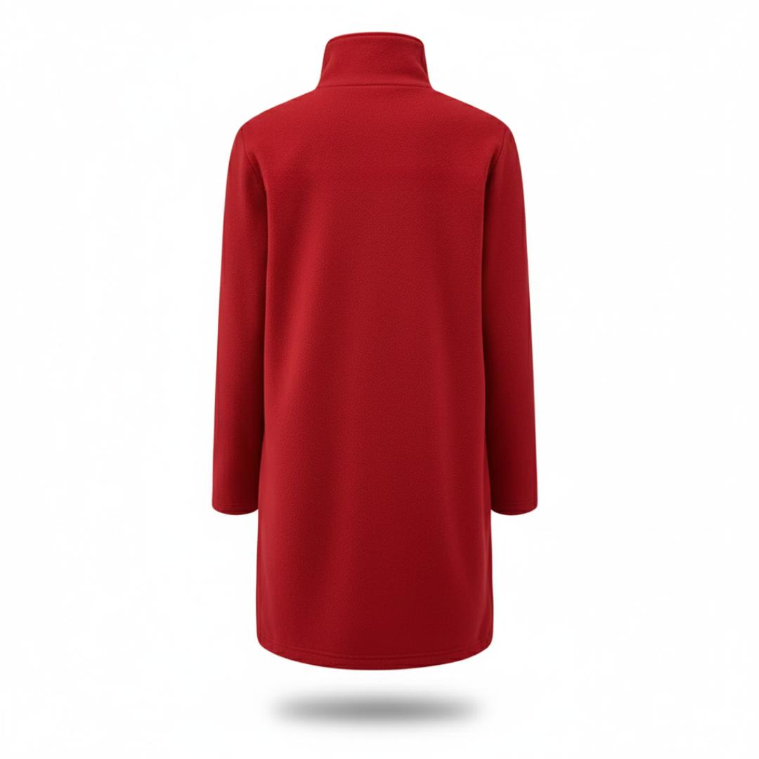 Women's coat in a chic longline cut with practical pockets | L&S - 9 - London-stylehouse.com
