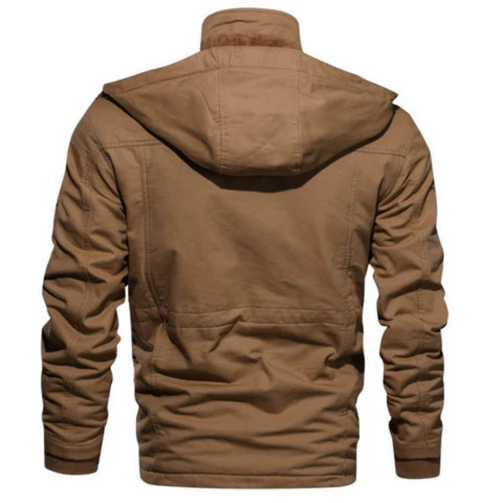 Men's Jacket with Warm Lining and Practical Pockets | L&S - 4 - London-stylehouse.com