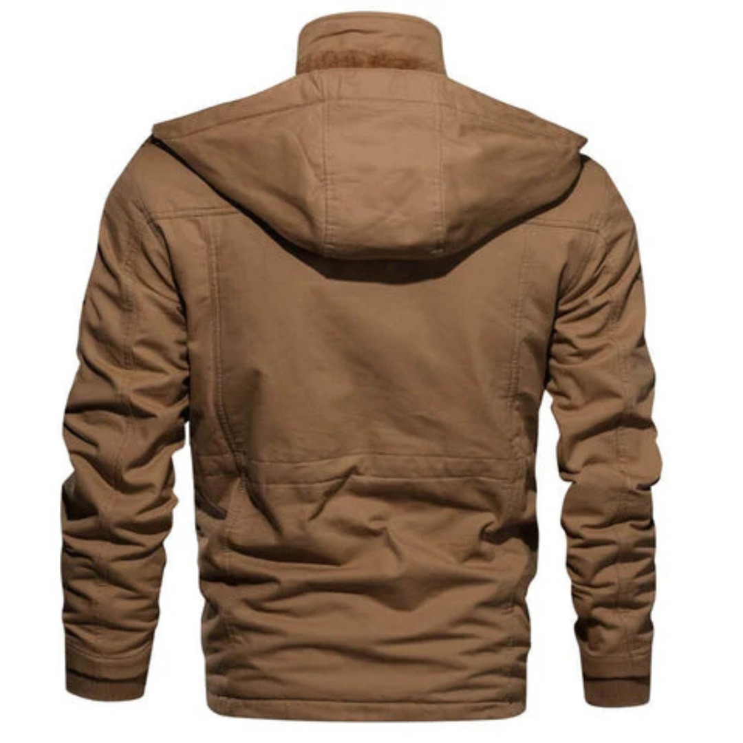 Men's Jacket with Warm Lining and Practical Pockets | L&S - 4 - London-stylehouse.com