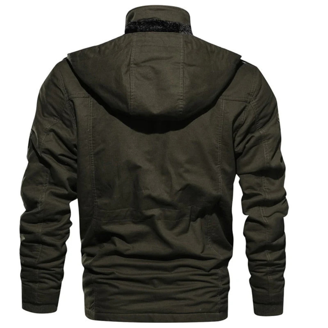 Men's Jacket with Warm Lining and Practical Pockets | L&S - 5 - London-stylehouse.com