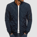 Bomber Jacket Men’s Quilted with Relaxed Fit | L&S - 1 - London-stylehouse.com