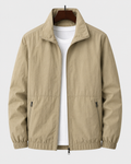 Men's Lightweight Jacket with Stand-Up Collar & Zipped Pockets | L&S - 1 - London-stylehouse.com