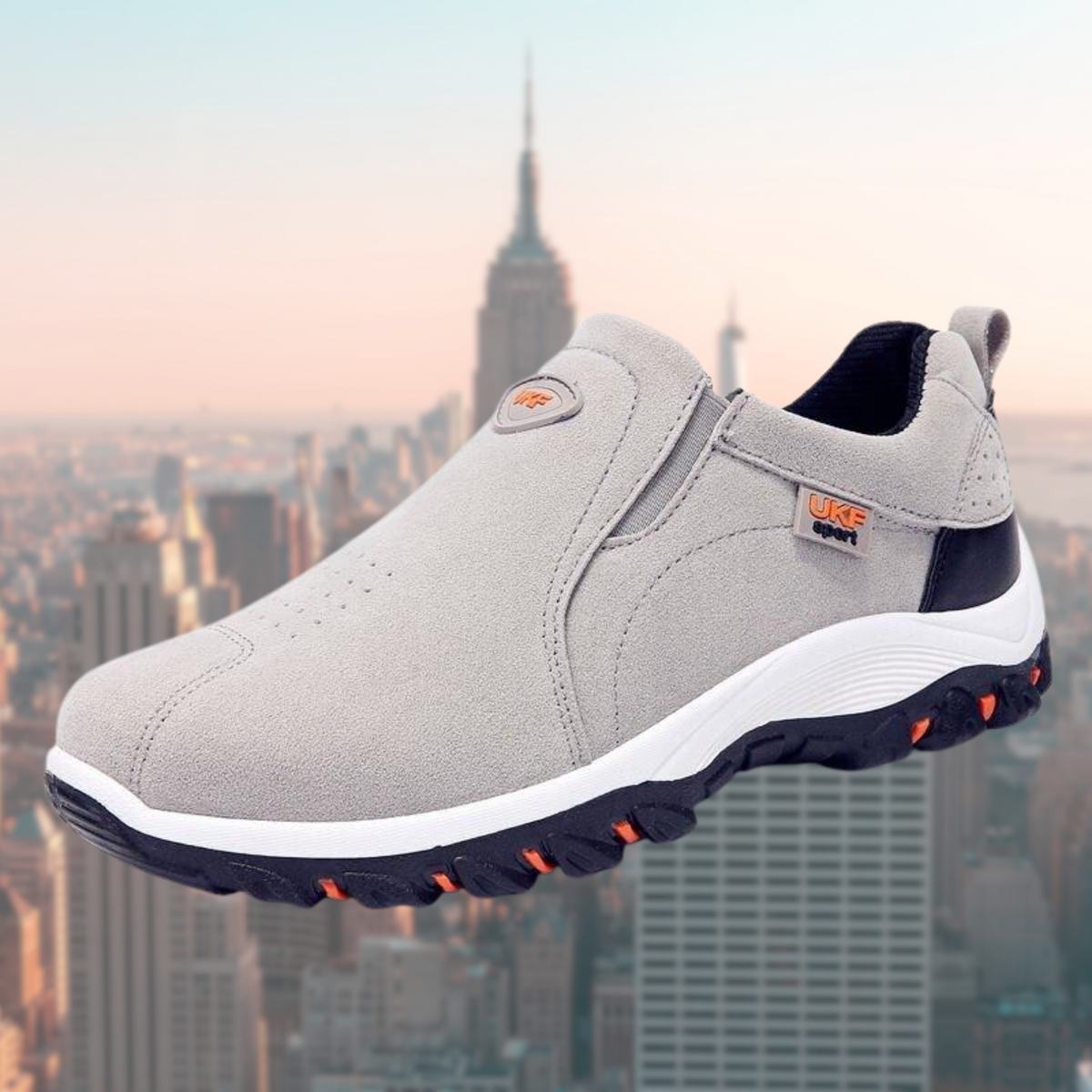 Men's Slip-On Shoes with Cushioned Sole and Modern Design | L&S - 3 - London-stylehouse.com