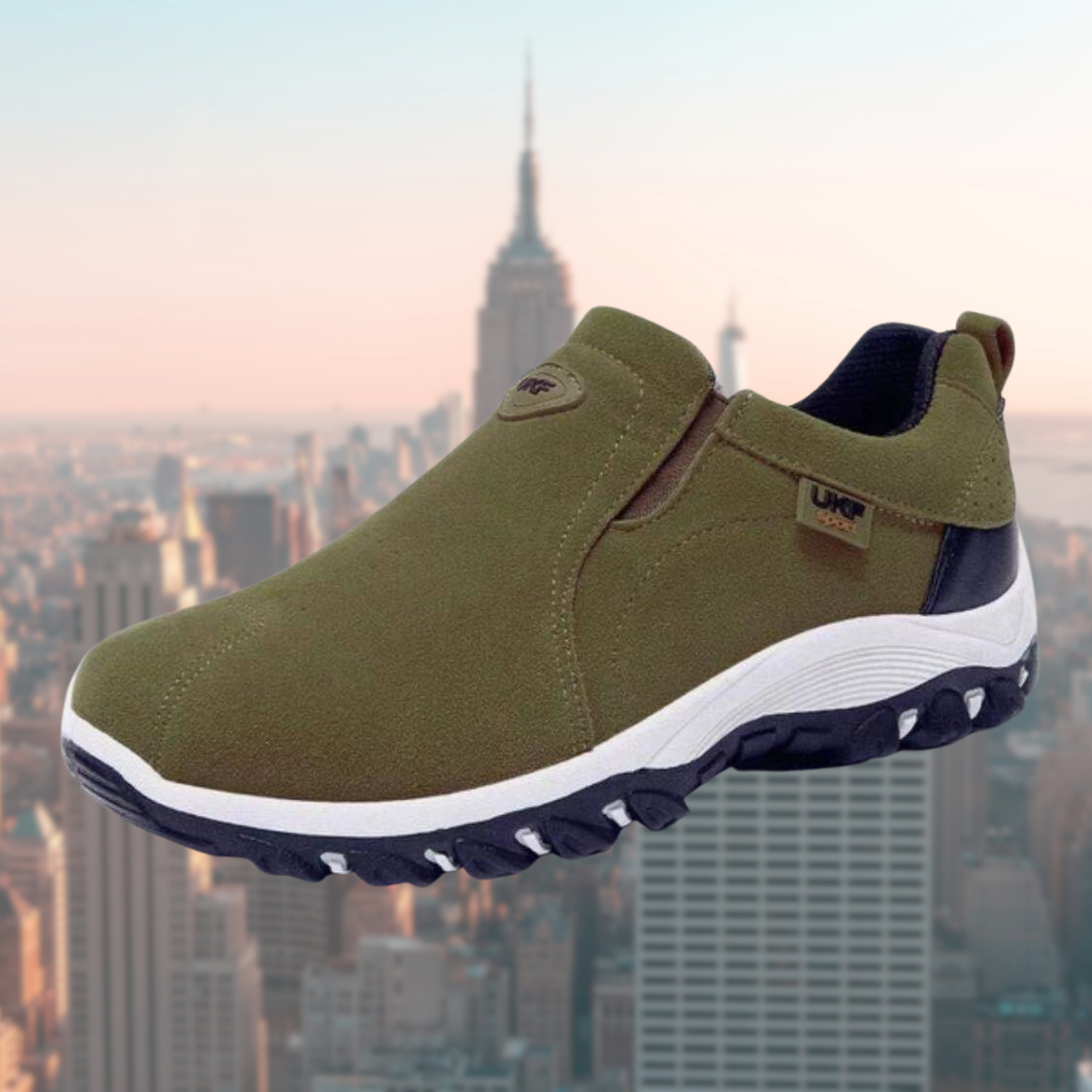 Men's Slip-On Shoes with Cushioned Sole and Modern Design | L&S - 5 - London-stylehouse.com