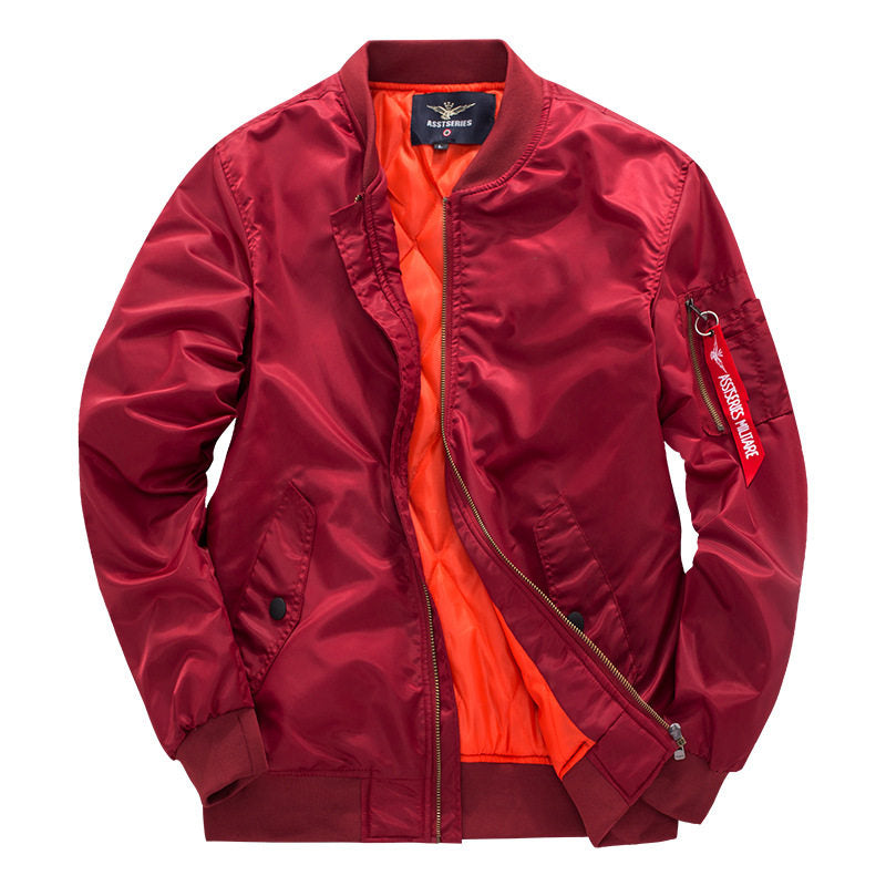 Herren Bomberjacke mit gestepptem Innenfutter und lässiger Passform | A&B - 4 - Annoboutique