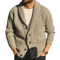 Herren Cardigan mit Schalkragen und Knopfleiste | A&Z - 1 - Atelier-Zofia