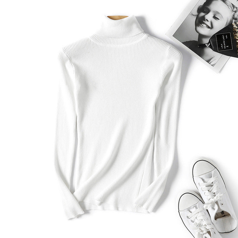 Pullover Damen mit Rollkragen und schmaler Passform | A&B - 1 - Annoboutique