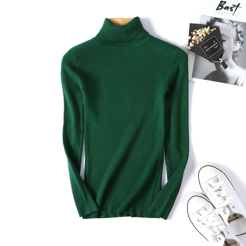Pullover Damen mit Rollkragen und schmaler Passform | A&B - 2 - Annoboutique