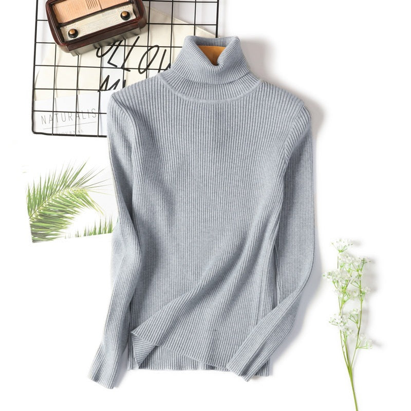 Pullover Damen mit Rollkragen und schmaler Passform | A&B - 4 - Annoboutique