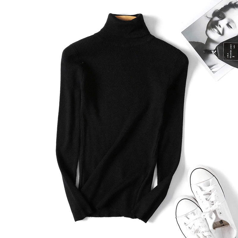 Pullover Damen mit Rollkragen und schmaler Passform | A&B - 5 - Annoboutique