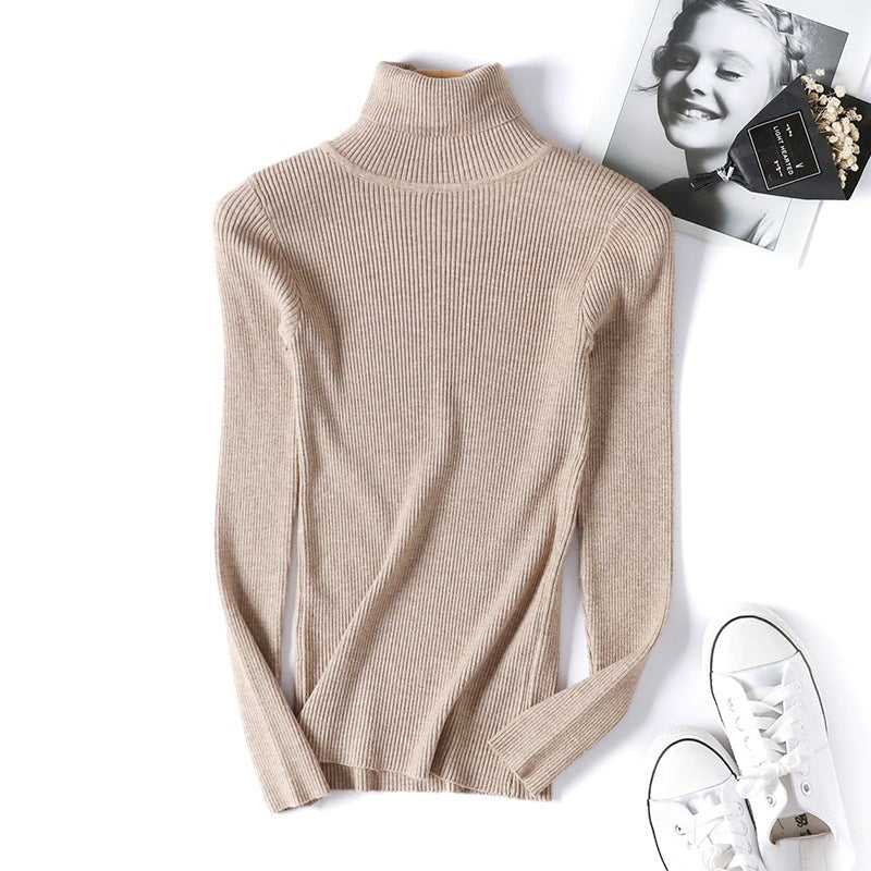 Pullover Damen mit Rollkragen und schmaler Passform | A&B - 6 - Annoboutique